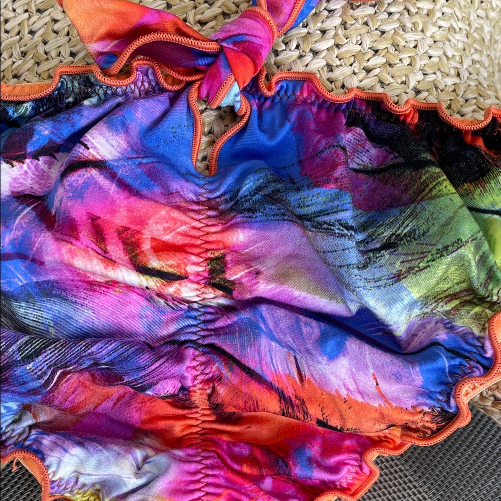 SEAFOLLY Colorful Ruffled Bikini Set - Picture 4 of 7